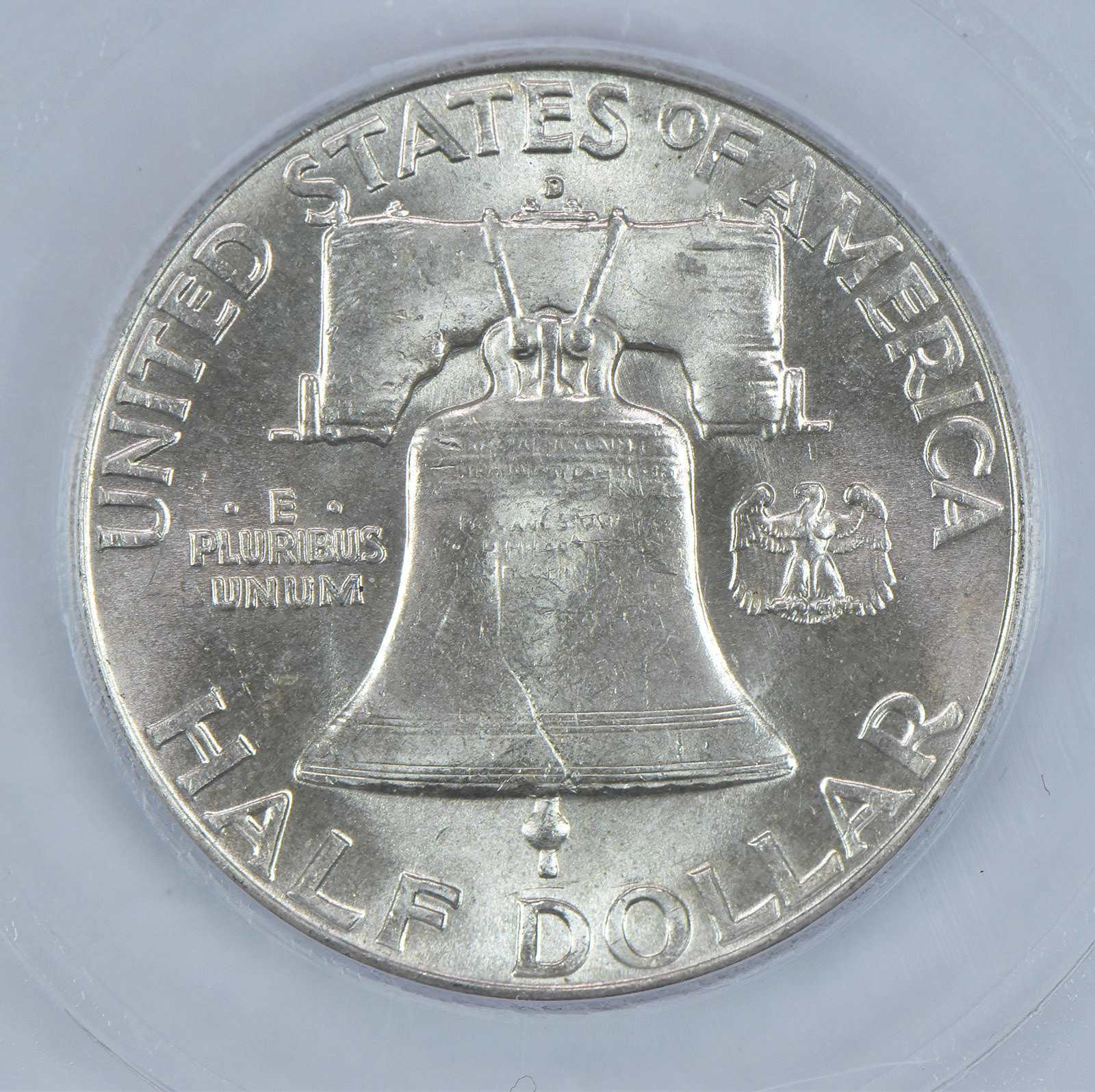 1951-D Franklin Half Dollar MS64 FBL ICG
