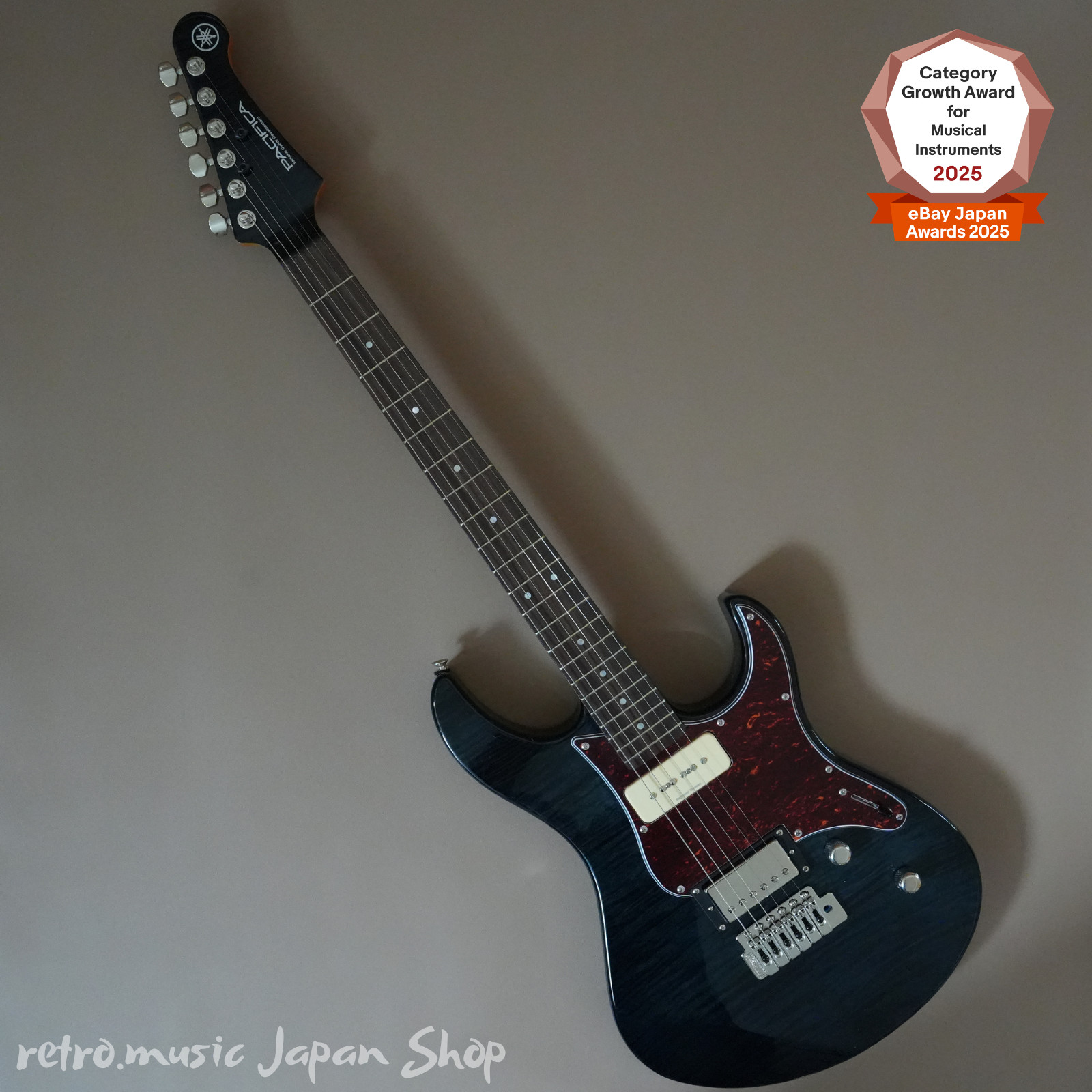 Yamaha Pacifica PAC611VFM TBL Electric Guitar Translucent Black Seymour Duncan