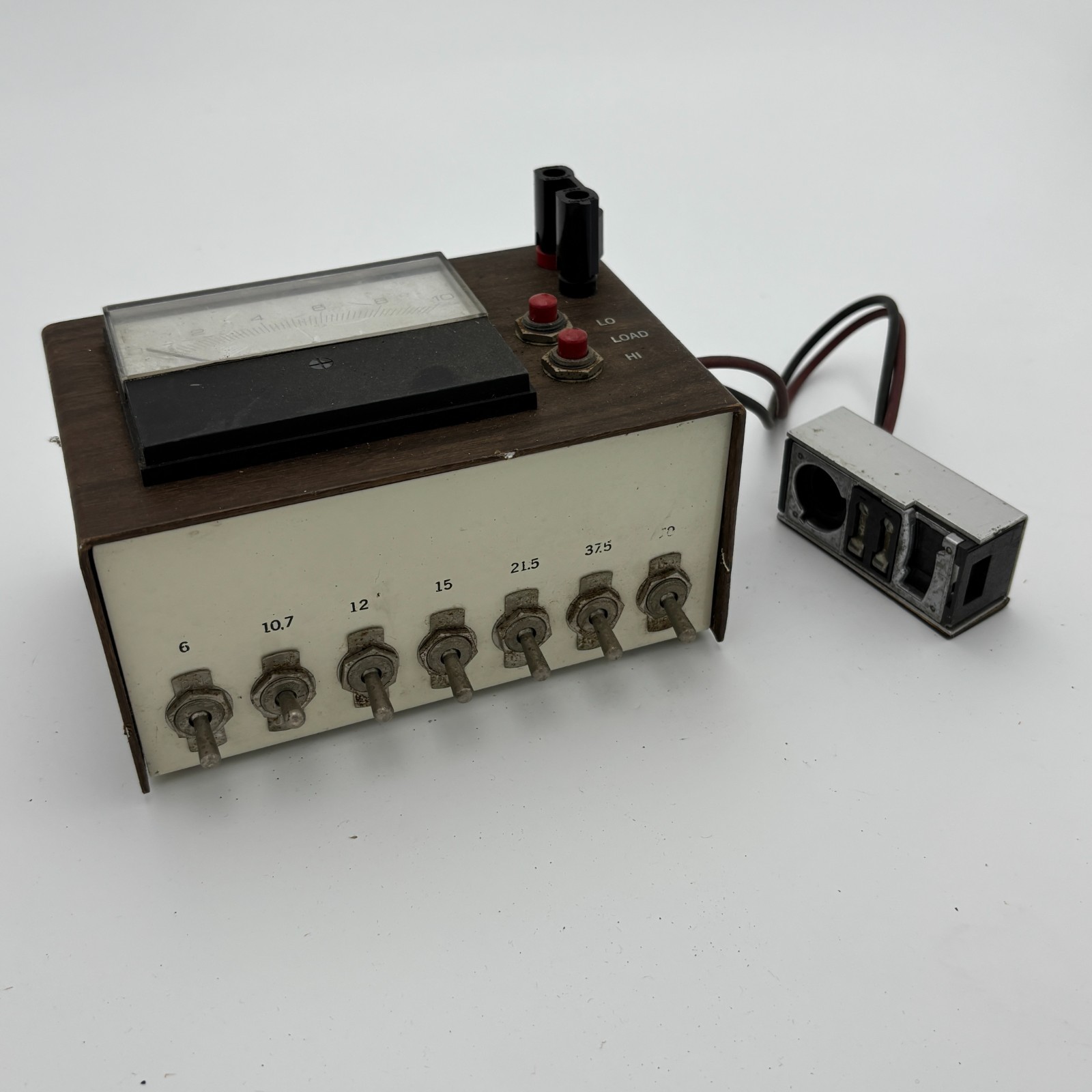 Vintage Homebrew Ham Radio Test Load Box – Custom Resistor Bank & Meter – Untest