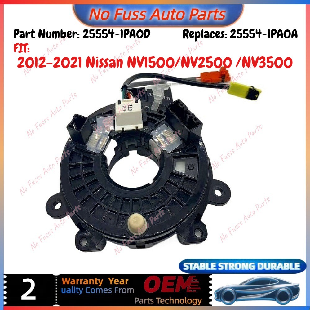 25554-1PA0D For 2012-2021 Nissan NV1500 &NV2500&NV3500 Clock Spring Spiral Cable
