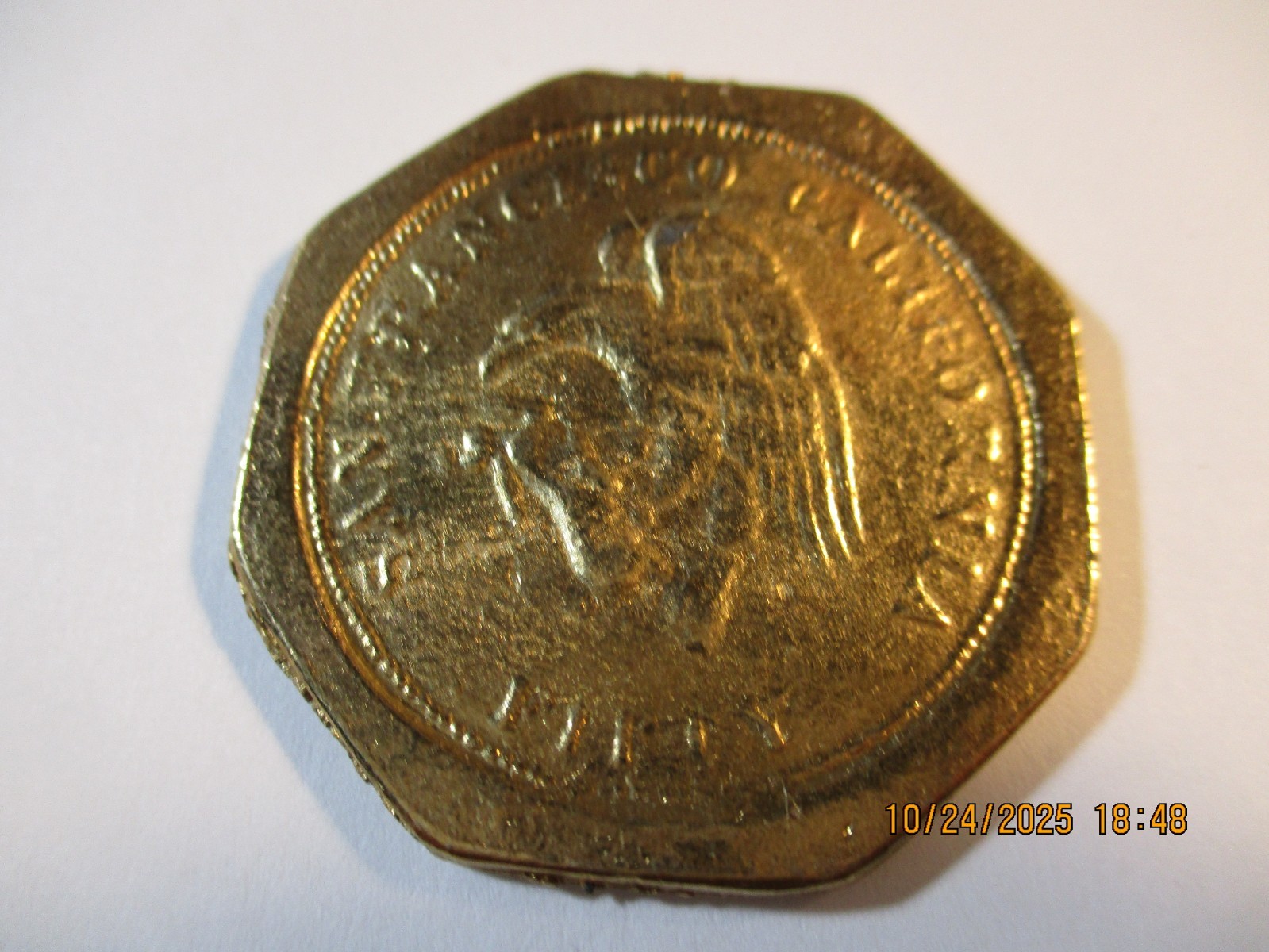 $50 CALIFORNIA GOLD FANTASY COIN