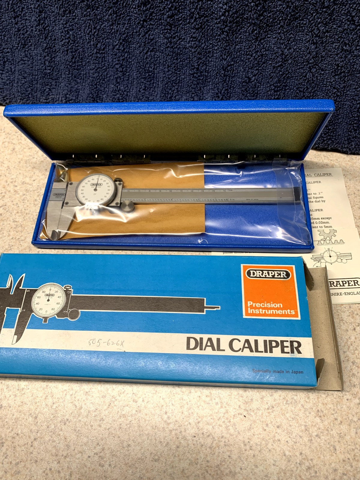 Machinist Tools: Draper Dial Caliper 600-149 (NOS)