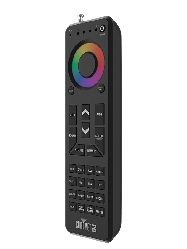 Chauvet DJ RFC-XL handheld remote control for compatible RF-enabled lighting