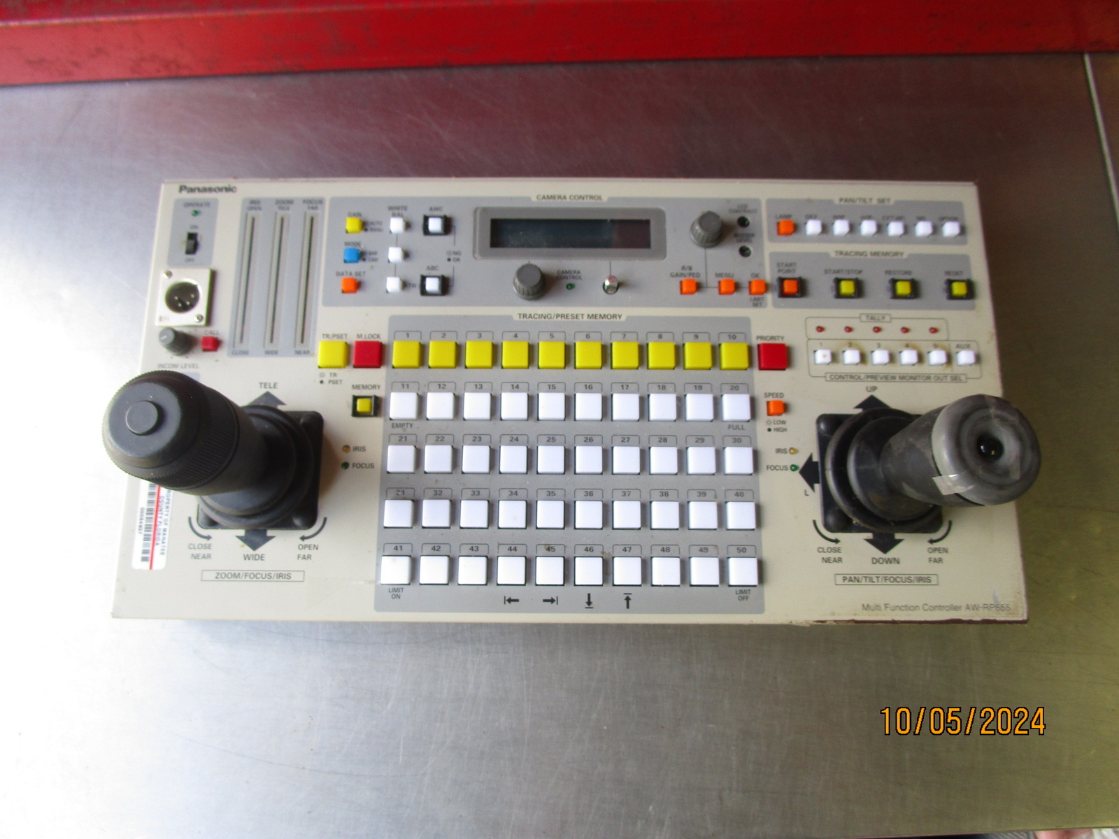 Panasonic AW-RP655 Camera Control Untested