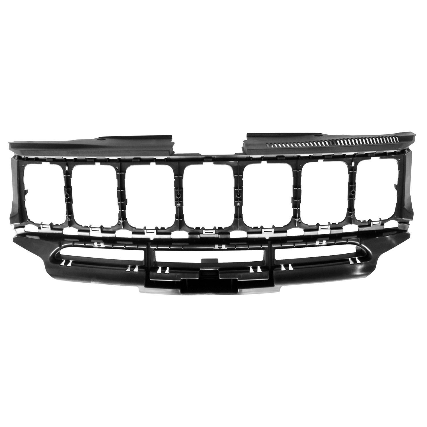 GRILLE MOUNTING PANEL; FOR SRT/TRACKHAWK MODELS; TEXTURED BLACK;