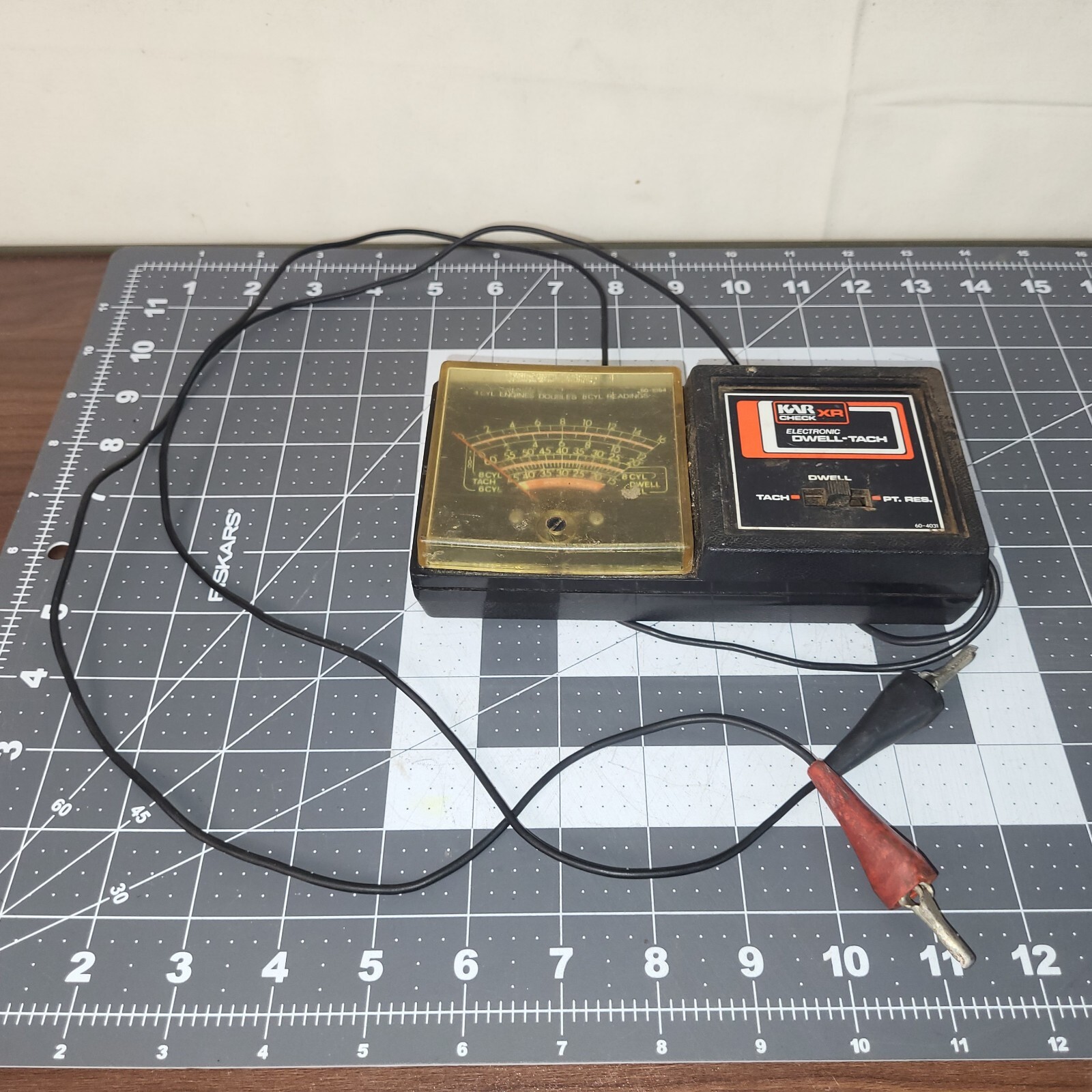NOS Kar Check XR Electronic Dwell - Tach Analyzer Model 60-4031 4 cyl Engines