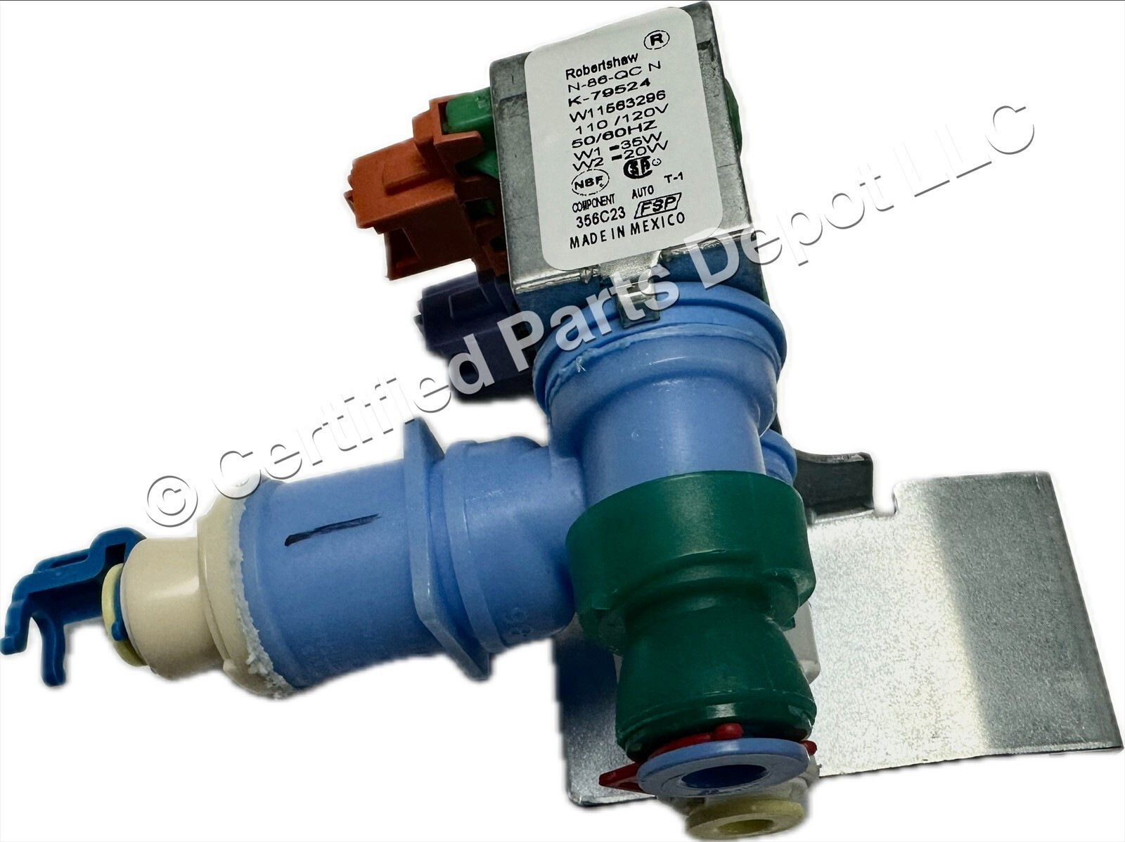 New OEM Genuine Whirlpool Water Valve W11645245 / W11563296 ~NOT AFTERMARKET~