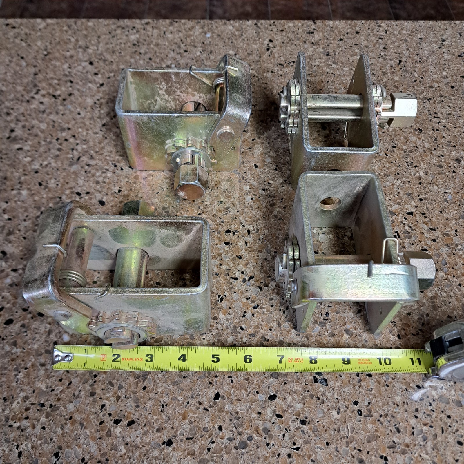 4 Ratchet Cargo Standard Sliding Tie Down Winch for Flatbed Trailer Heavy Duty