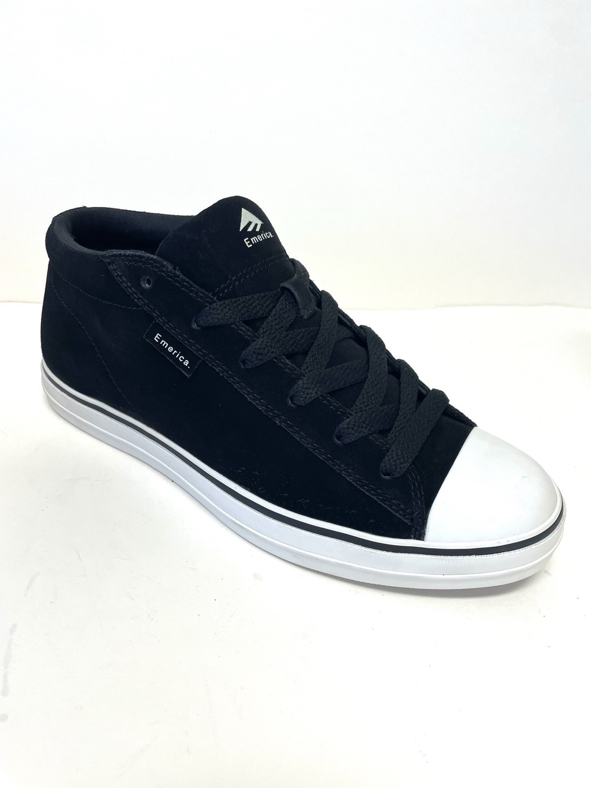 Emerica Chucka Men’s Sneakers Size 9 New OG Year 2004 Black White Ref3265