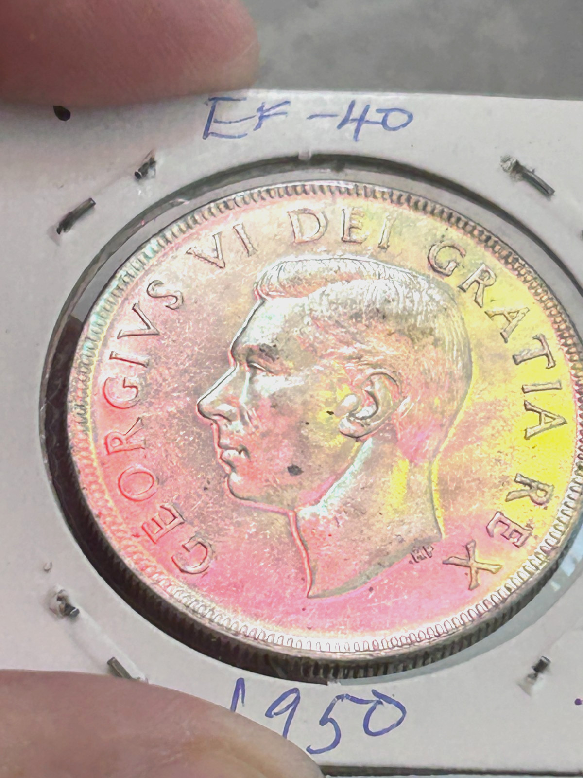 1950 Canada George VI Silver Dollar Low Mintage Better Date #72
