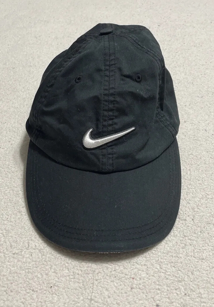 Nike Hat Cap Men's Adjustable Back Black Golf Lightweight