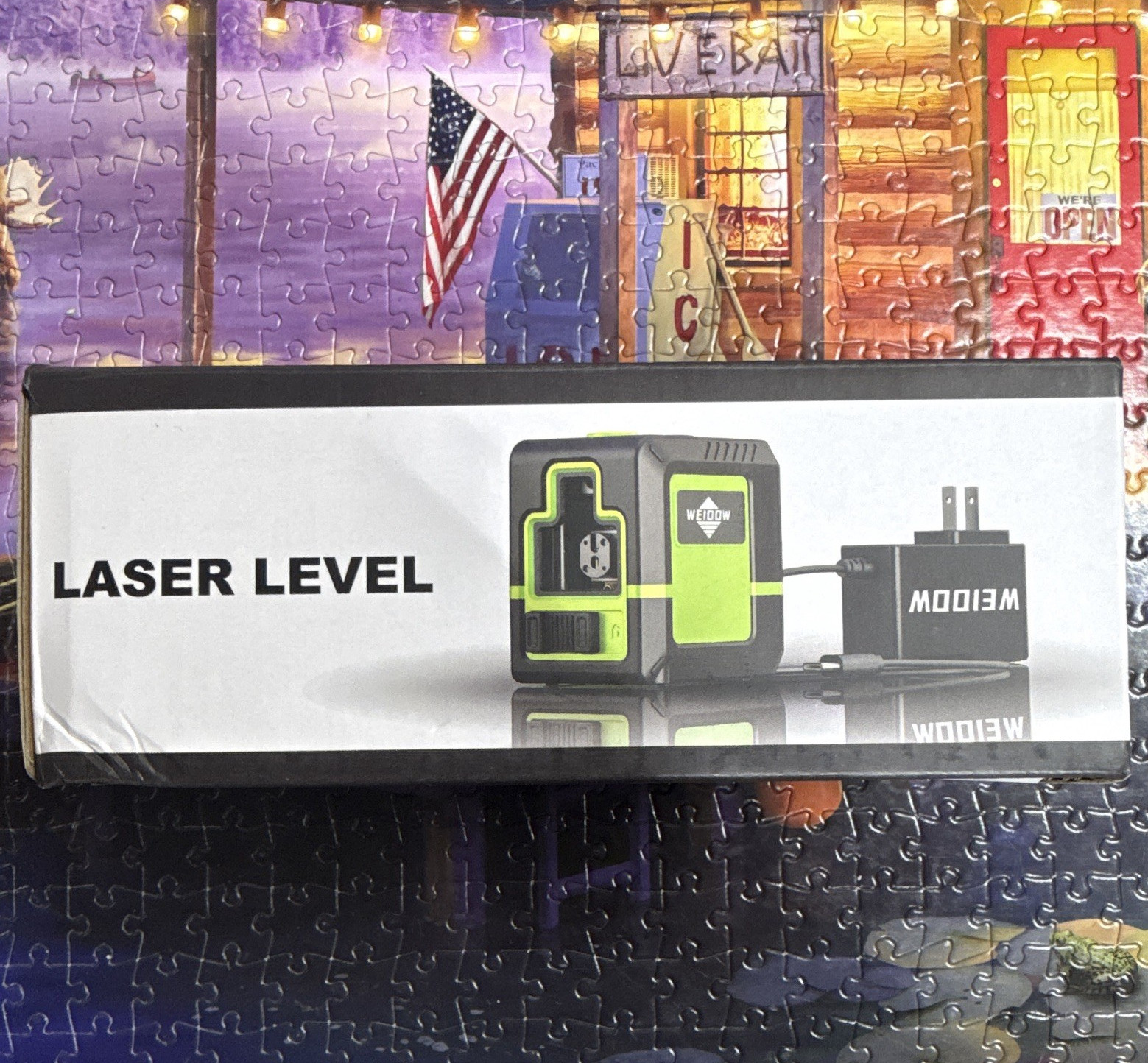 WEIDOW 2D 2-Line Self-Leveling Laser Level LLX-MINI-01 Green/Black
