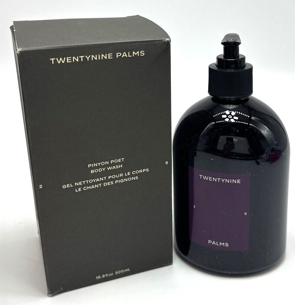 TwentyNine Palms Pinyon Poet Body Wash 16.9 fl oz ($47 Retail) NIB Vegan