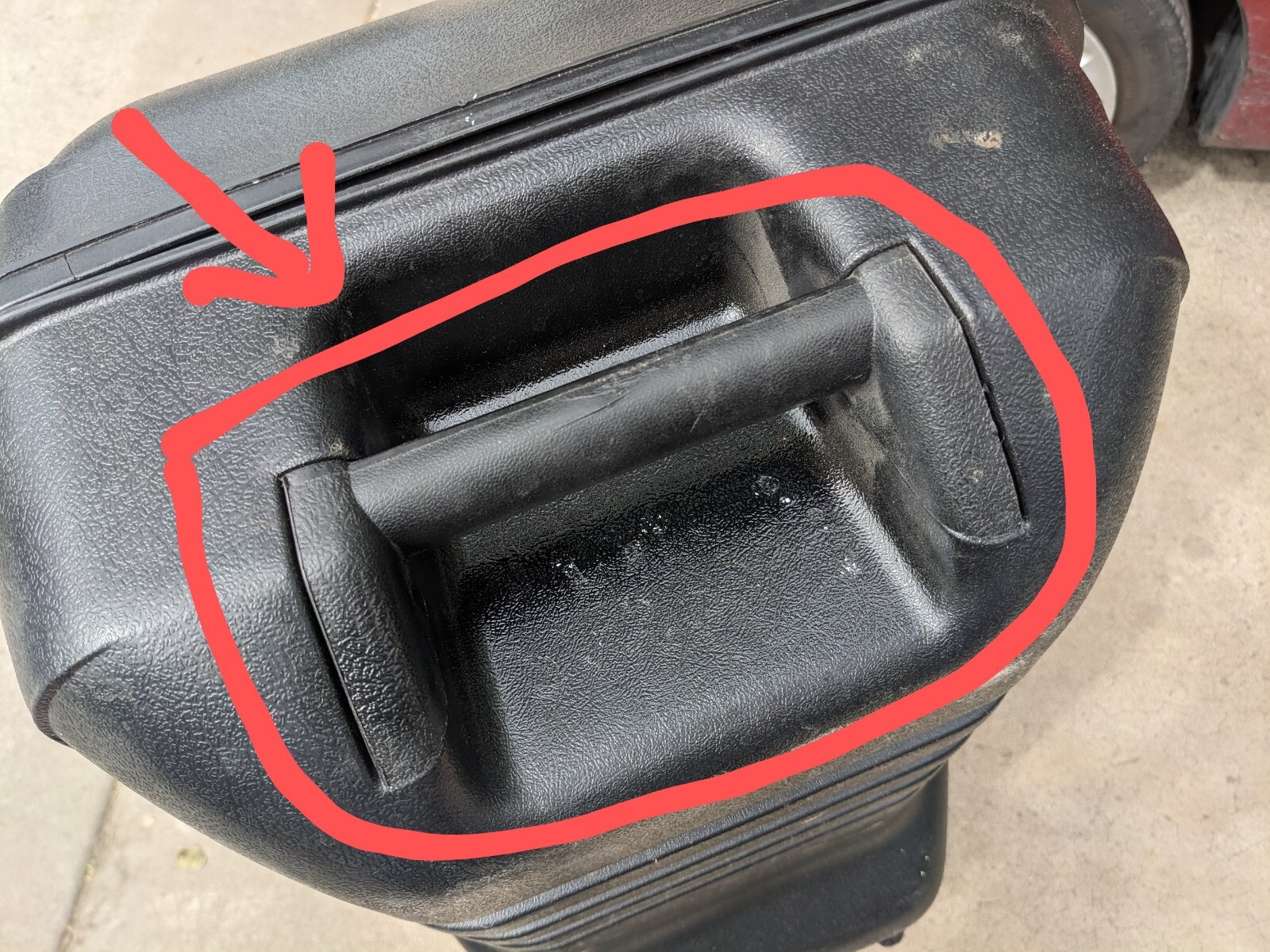 HANDLE ONLY part for Golf Guard Golf Case Replace Fix Repair w Screw Replacement