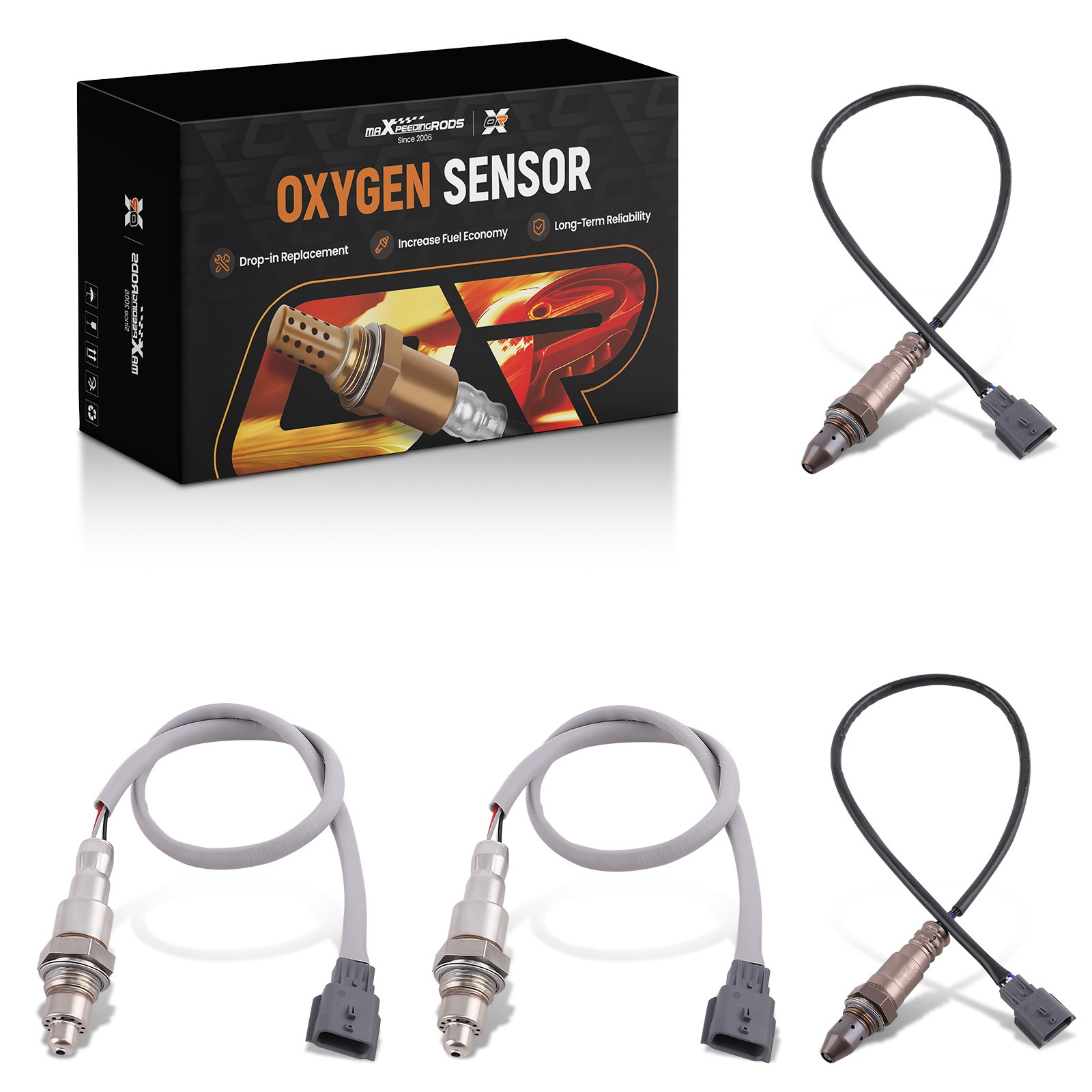 4Pcs Up+Downstream Oxygen O2 Sensor For Nissan Pathfinder 3.5L V6 2015-2019