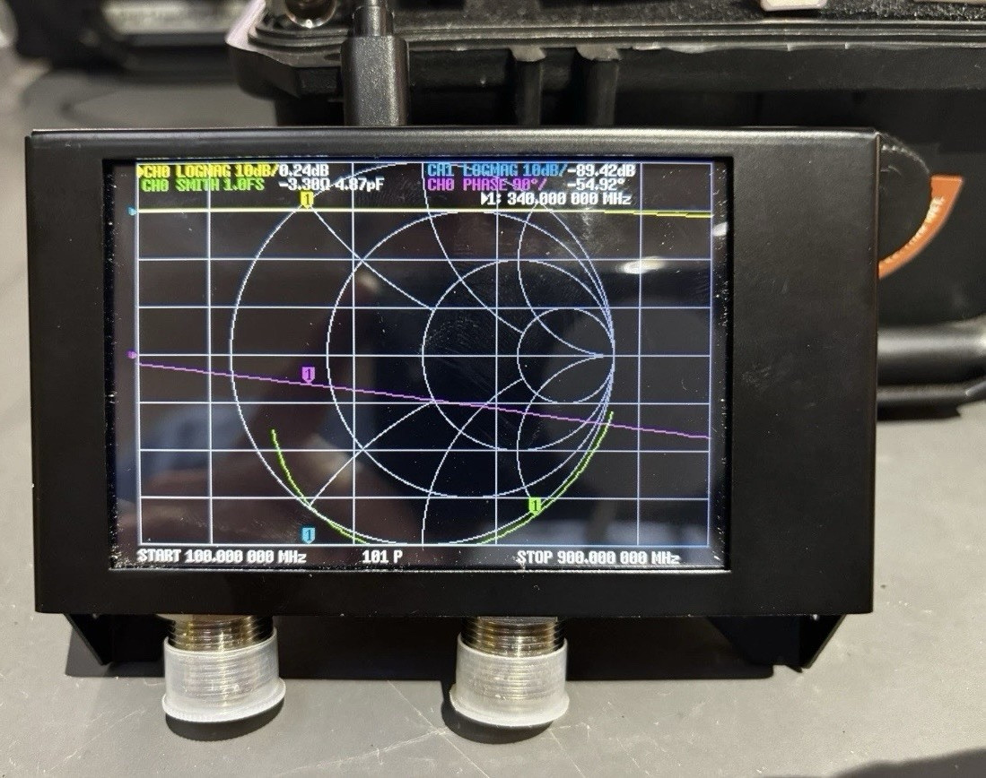 NanoVNA SAA-2N Vector Network Analyzer 50kHz-3GHz + SOLT Kit - Powered On