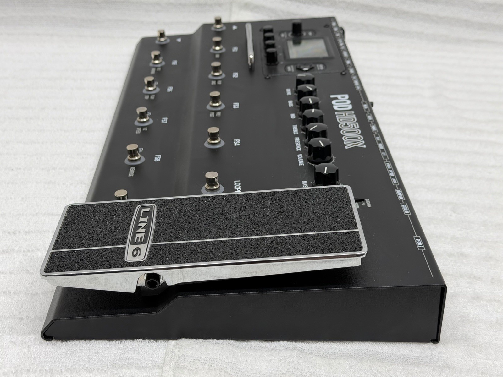 Line 6 POD HD500X Multi-Effect Guitar Pedal Control w/Power Supply