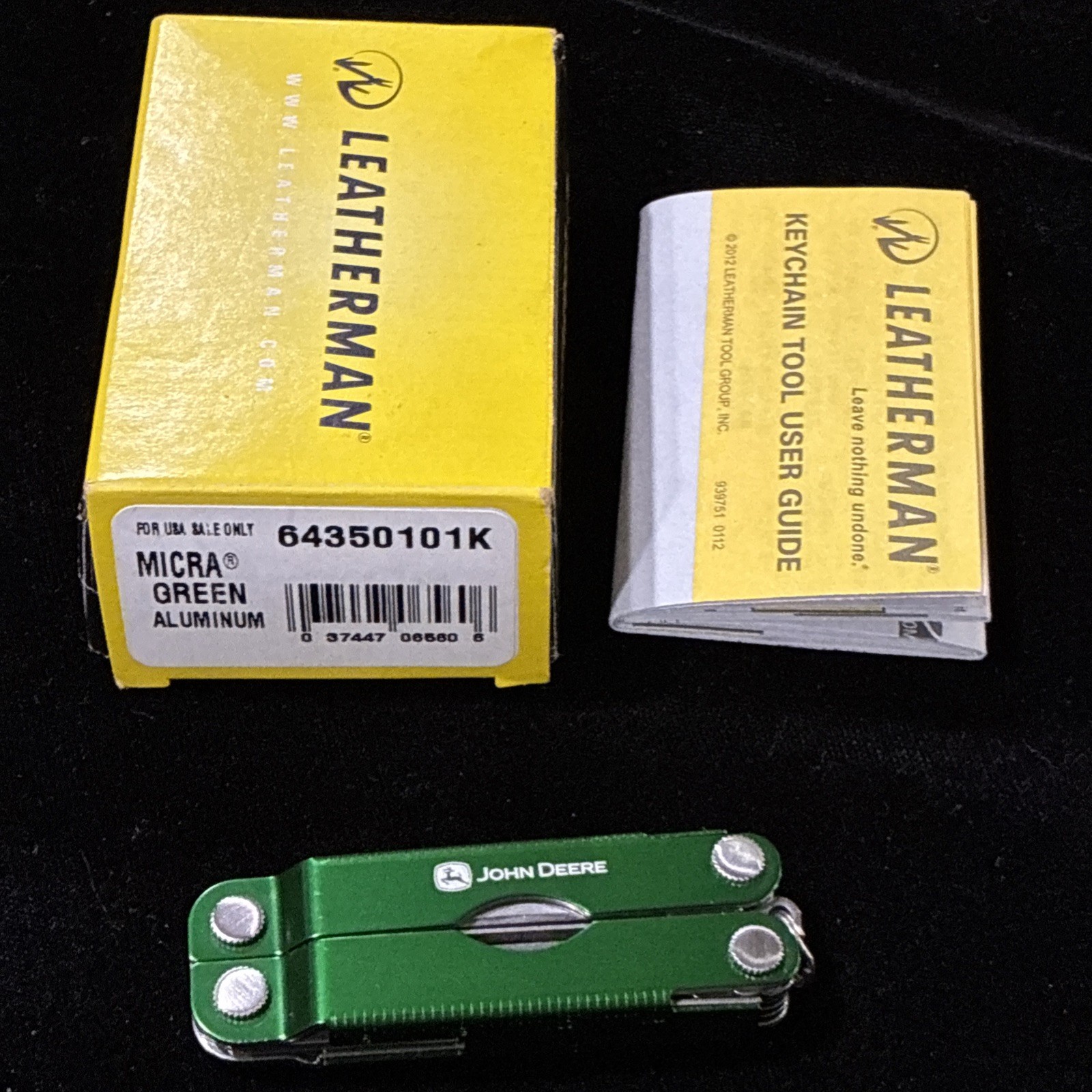 Leatherman JOHN DEERE Micra Multitool Green *Rare* 2010 NEW