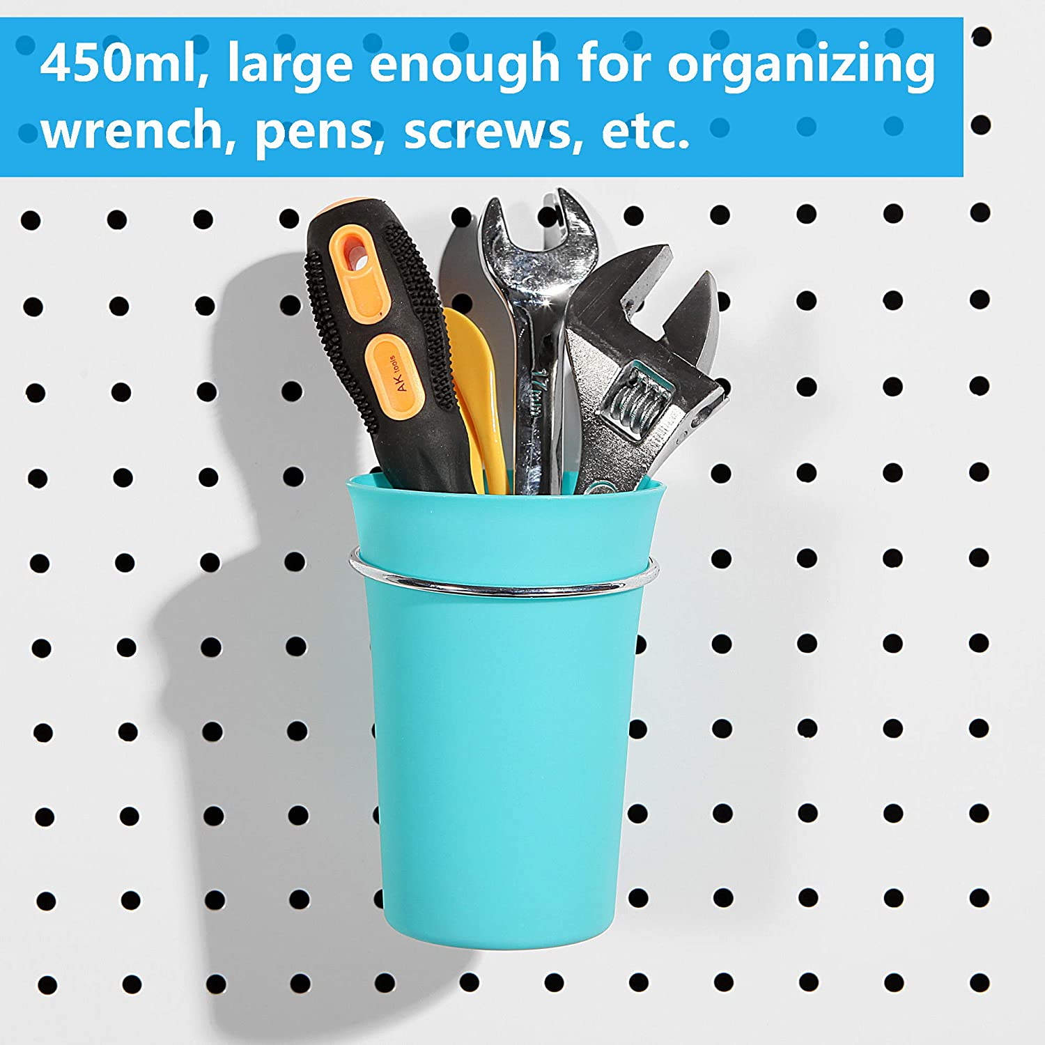 Pegboard Hooks, with Bins, Peg Locks, for Organizing Various Tools, 204 PCS, 80