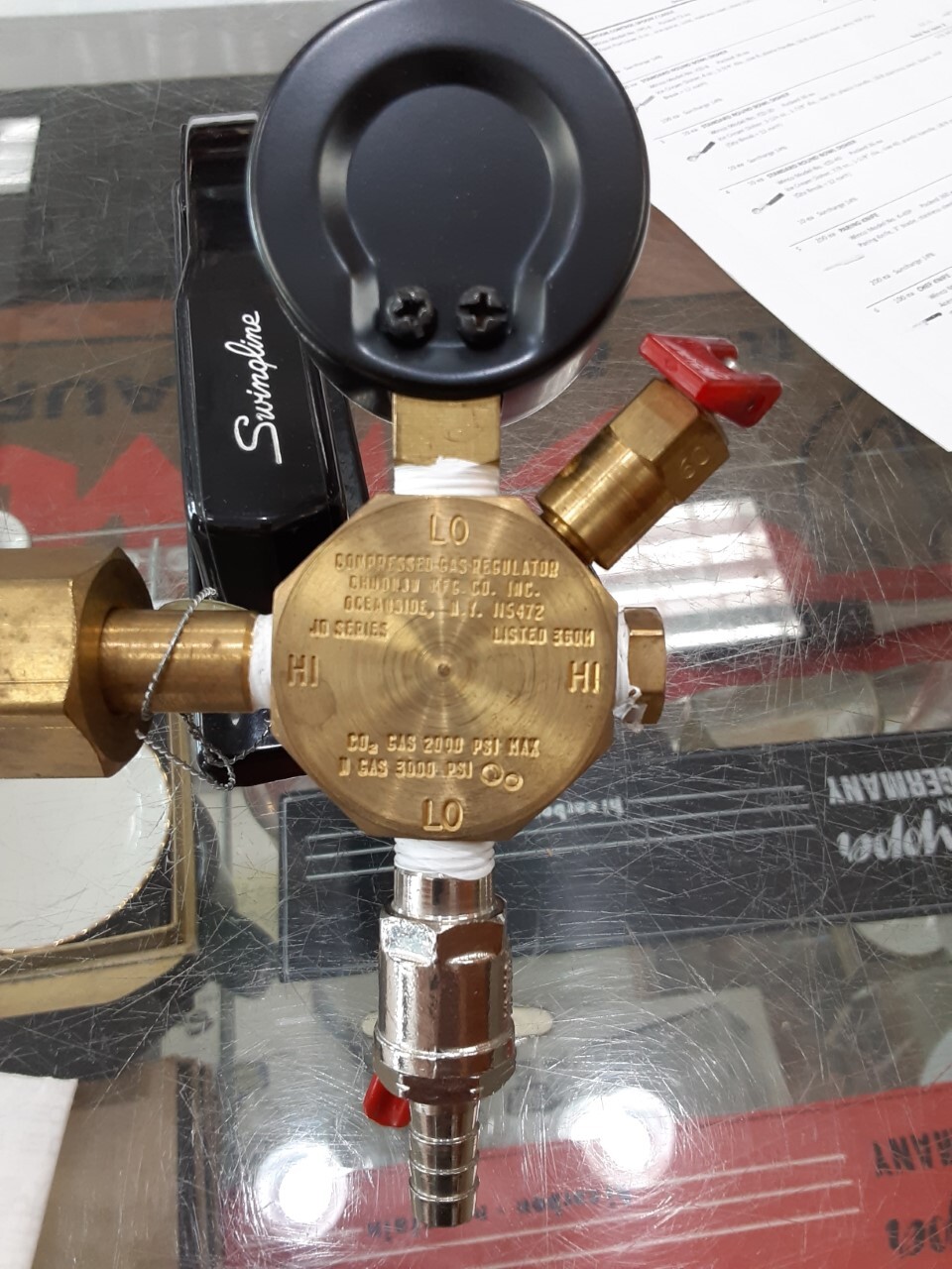 Cornelius Primary CO2 Regulator 2000 PSI - NEW