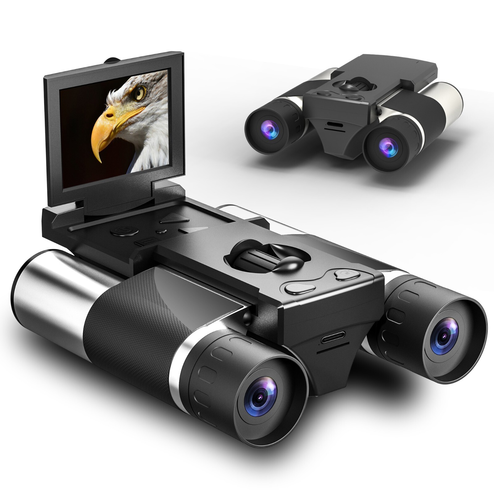 Digital Binoculars 40MP 10x Optical Zoom 2.5K Video Camera for Concerts Hunting
