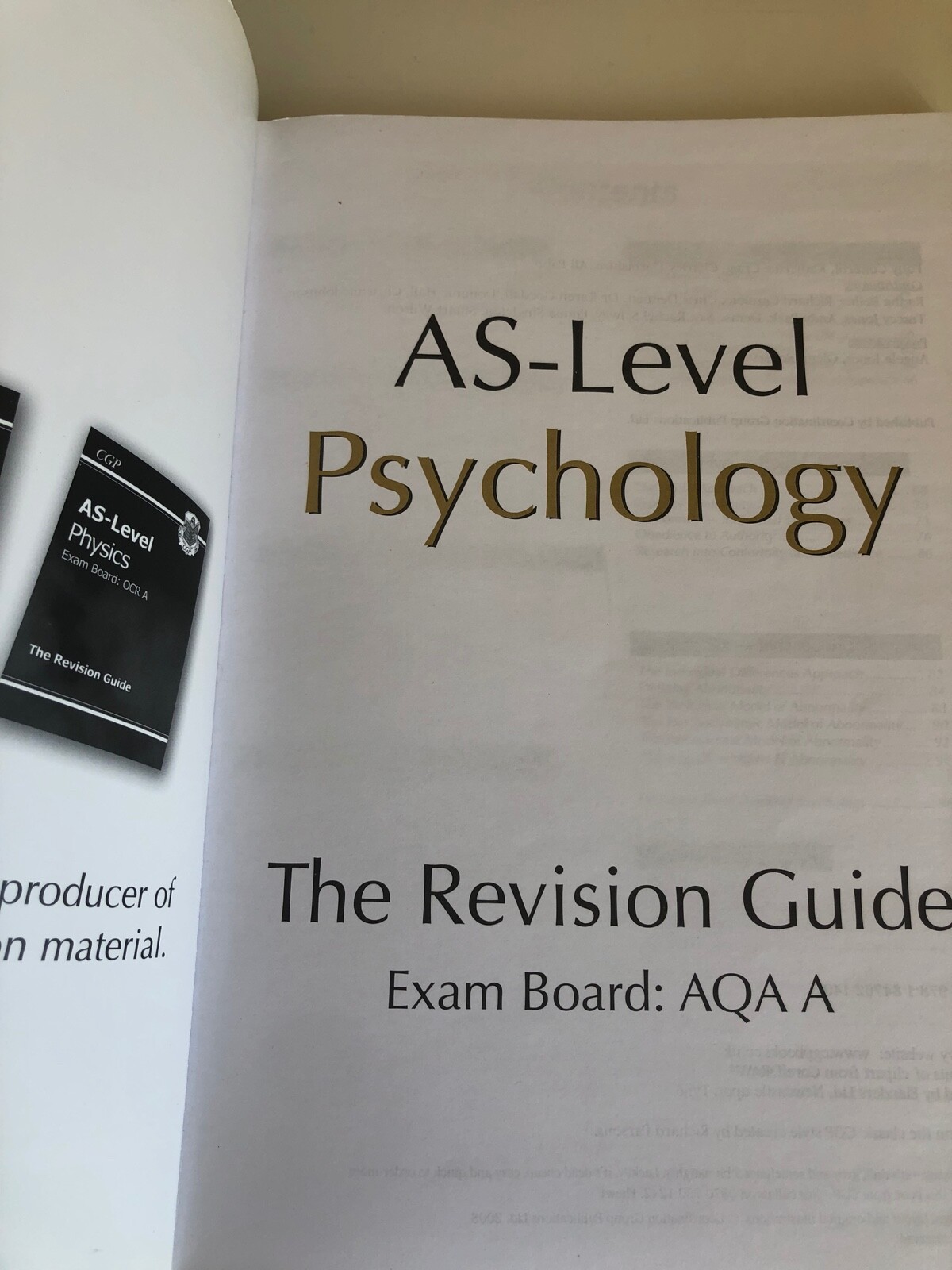 AS-Level Psychology