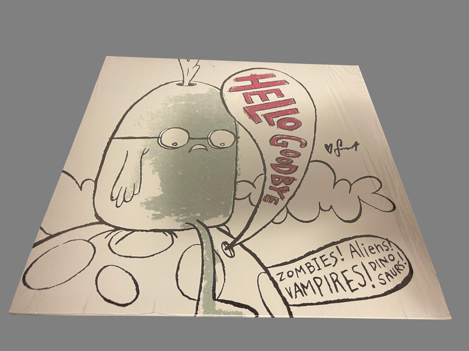 Hellogoodbye Zombies! Aliens! Vampires! Dinosaurs! Signed Vinyl LP Bundle