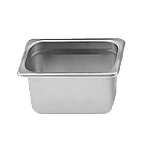 Thunder Group STPA3194 1/9 Size 24 Gauge Stainless Steel Steam Pan - 4" Deep