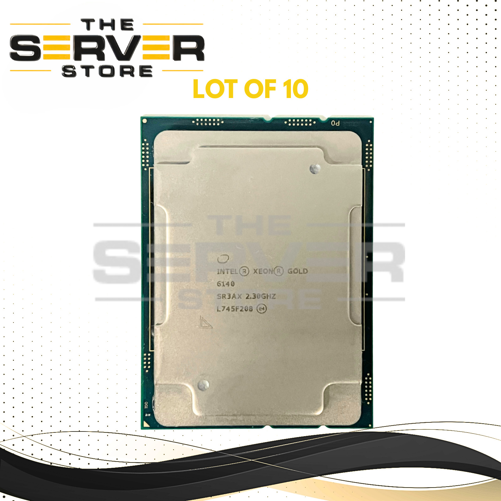 (LOT OF 10) Intel Xeon Gold 6140 2.30GHz 18C FCLGA3647 CPU CD8067303405200 SR3AX