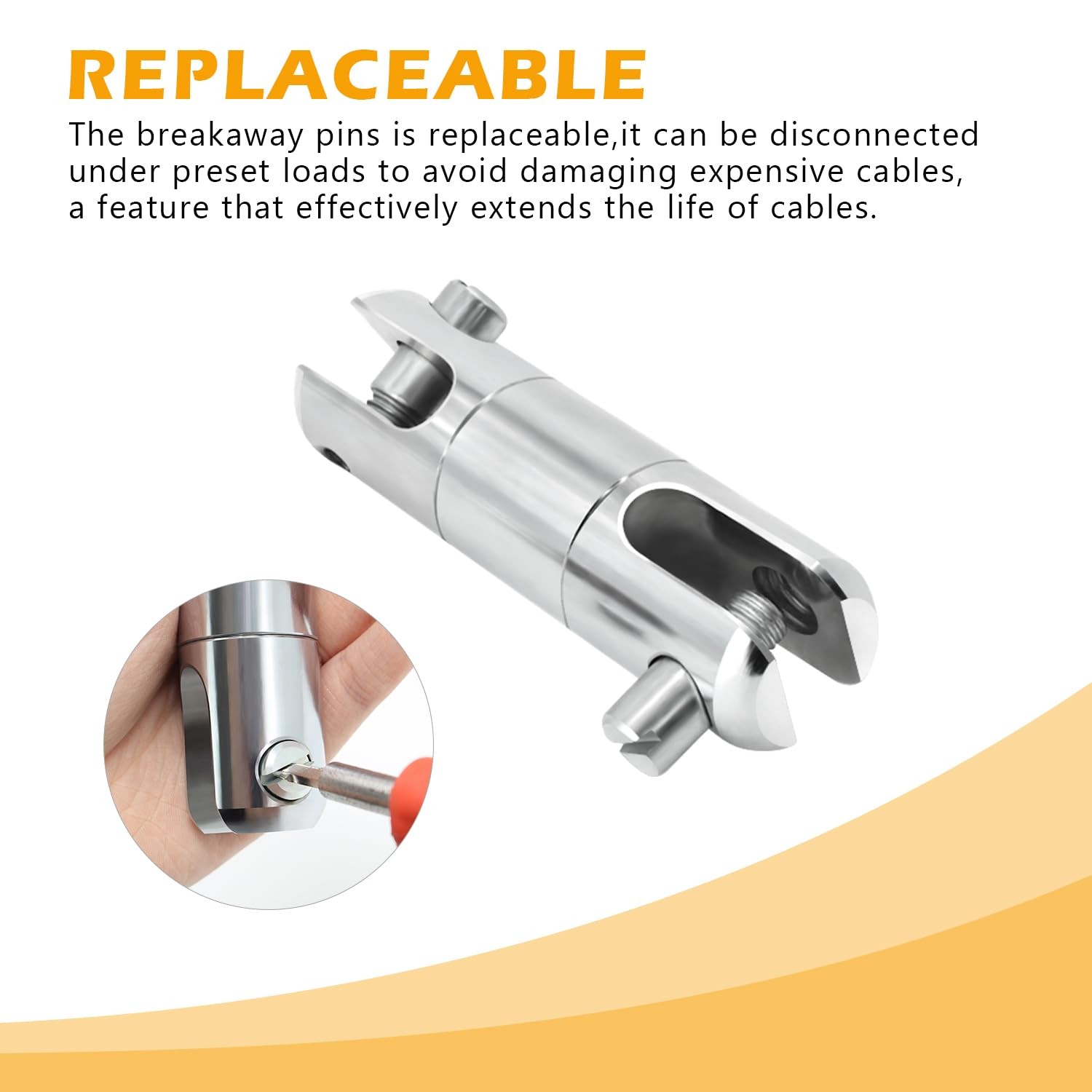 1 Ton Cable Pulling Swivel for Electricity Construction Wire Bearing Breakawa...
