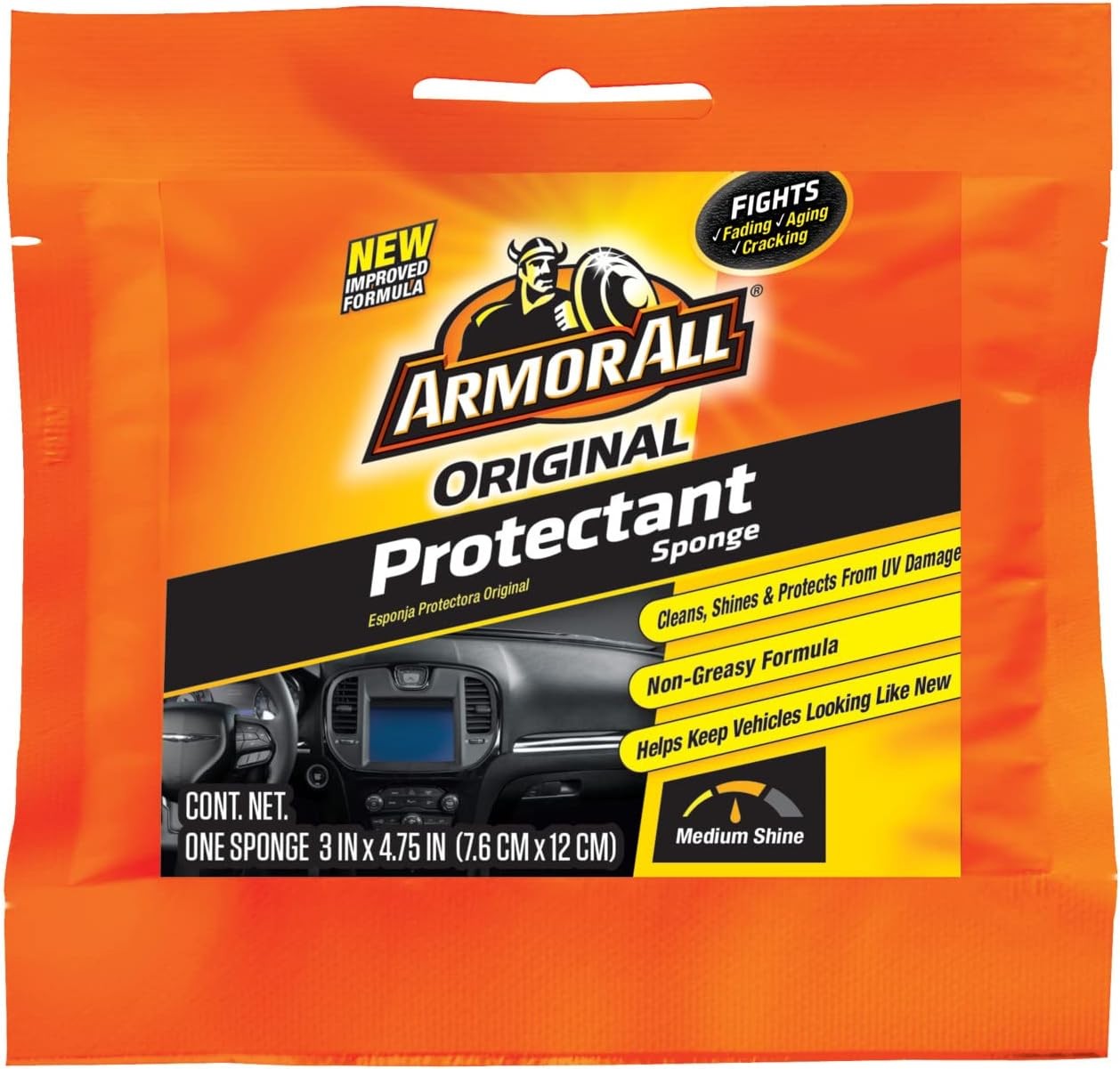 Armor All Protectant Car Sponge, Car Wash Supplies for Cars, Trucks and Motorcyc