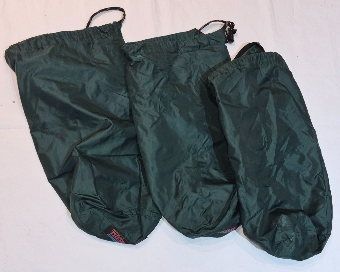 Three Therm a rest, stuff  bag for sleeping mat  Approx. 20 x 30cm