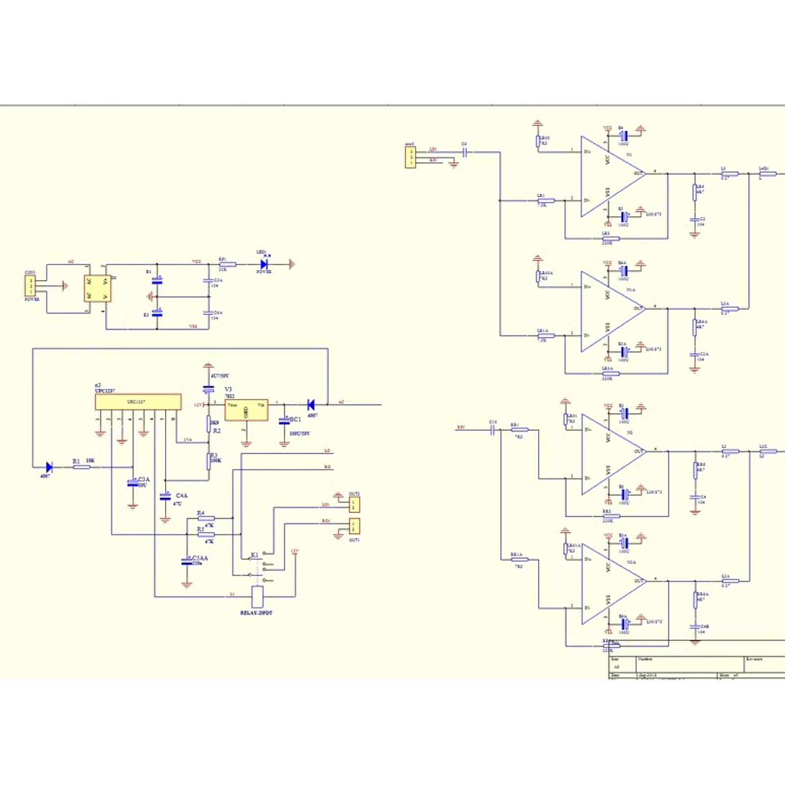 GC Version LM1875 2 Core Parallel Amplifier Board Double-Sided Gold-Sunk Board
