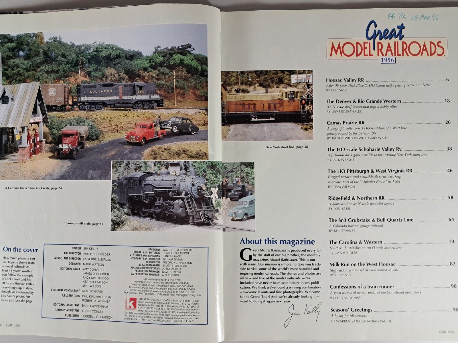 MRR Great Model Railroads 1996