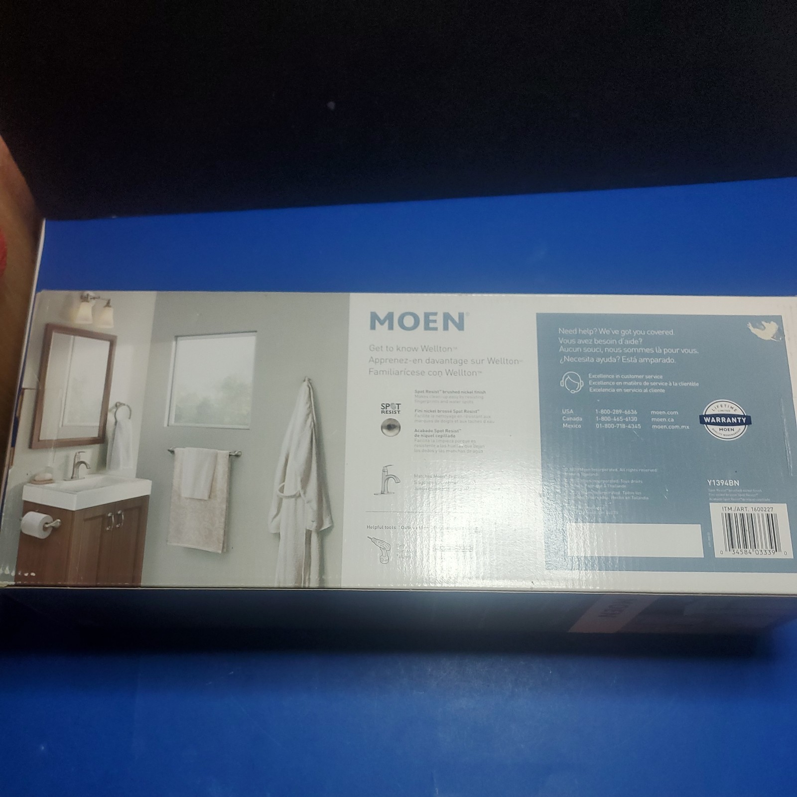 Moen Wellton Y1394BN 4-piece Bath Hardware Set
