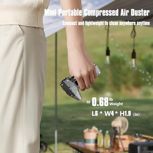 Compressed Air Duster, Electric air duster-4-Gear Adjustable Dust Blower for