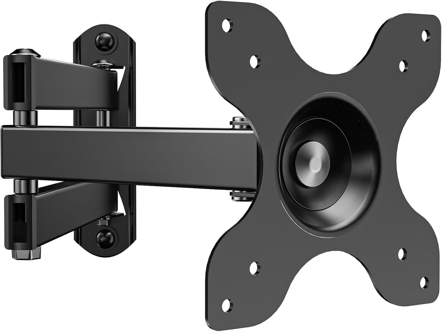 WALI TV Wall Mount Articulating LCD Monitor Full Movable 13-32 Inch, Black