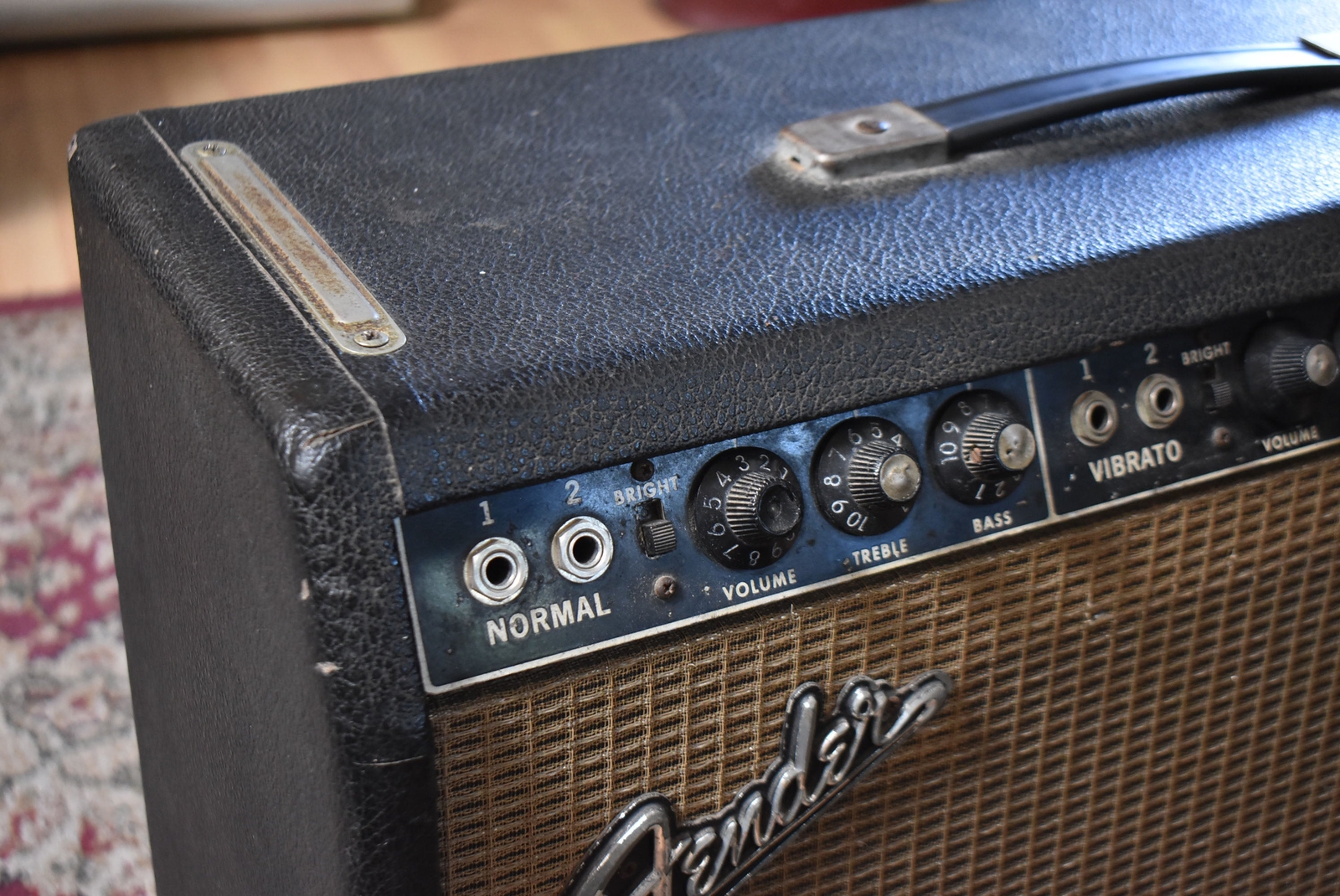 1964 Fender Pro 1x15" Combo Amplifier Pre-CBS Black