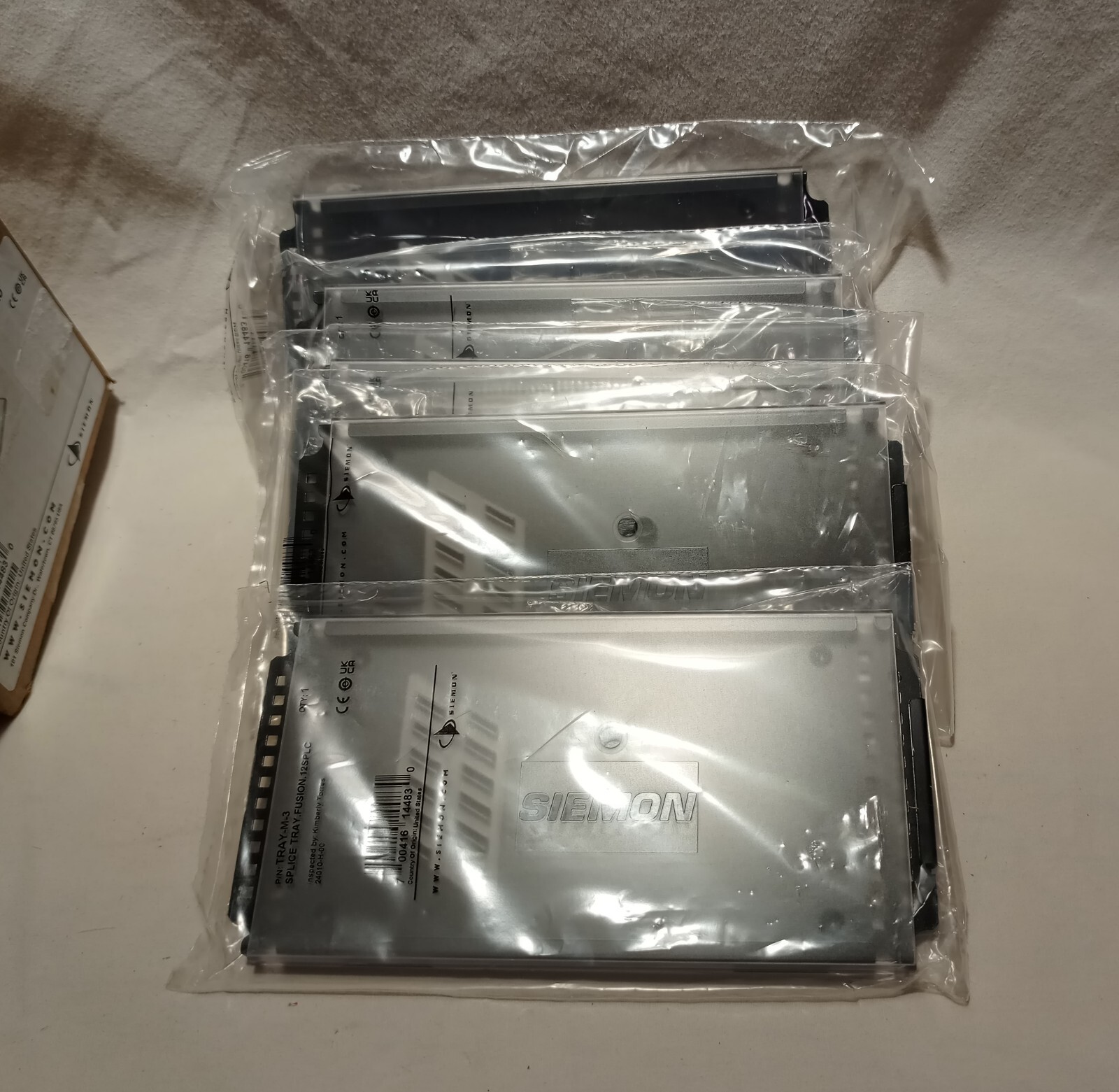 5-Pack Siemon TRAY-M-3 Splice Tray 12 SPLC