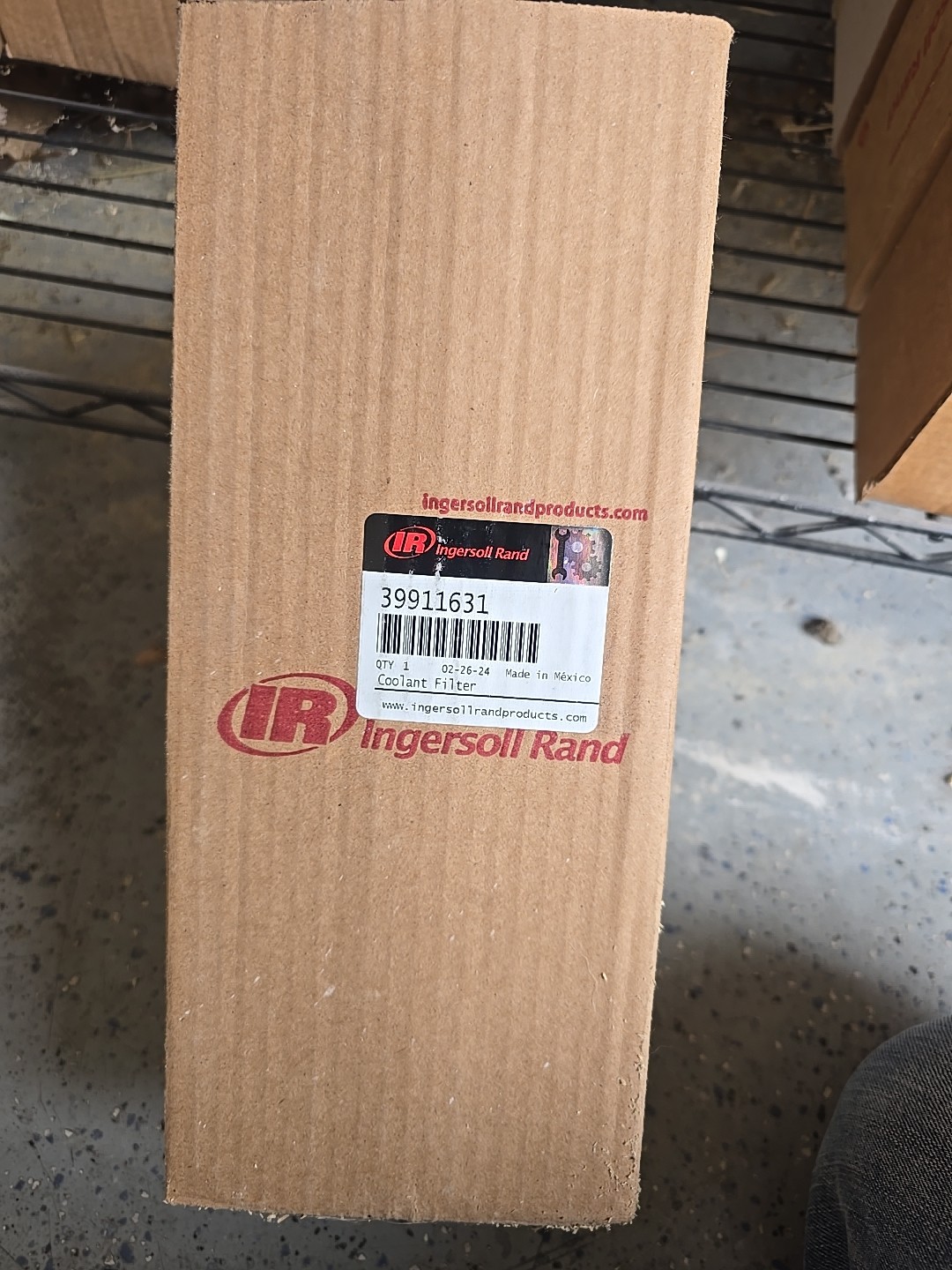 Ingersoll Rand 39911631 New Oem Replacement Coolant Filter