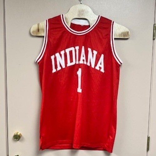 Indiana Hoosiers Bob Knight The General #1 Basketball Tribute Jersey Red XL