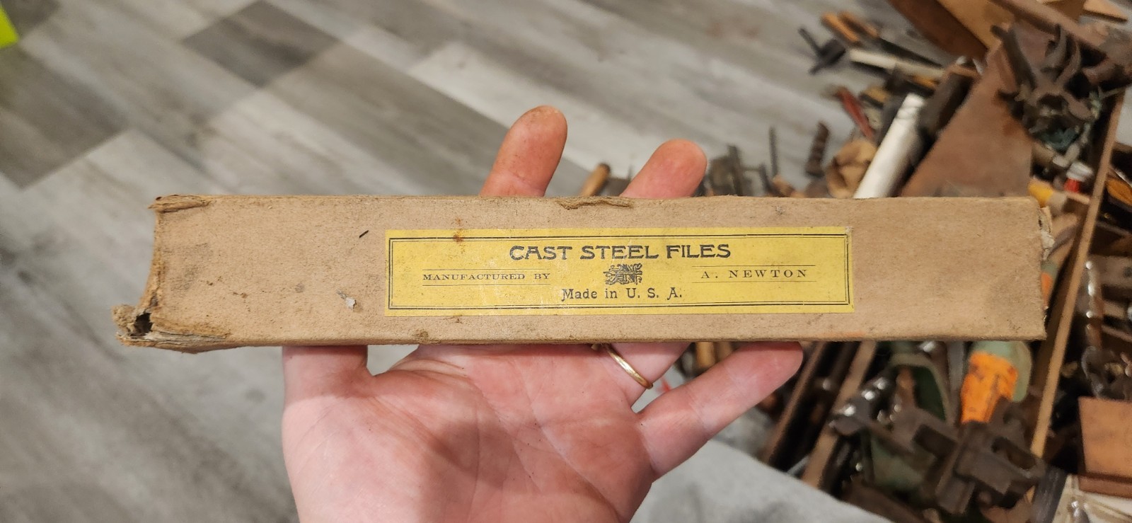 CAST STEEL FILES MANUFACTURED BY A. NEWTON Made in U. S. A. 6 New In Box