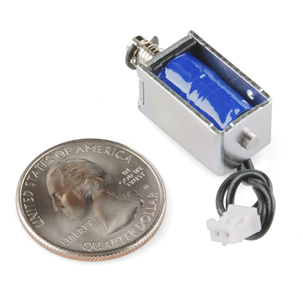 [ SparkFun ROB-11015 ] Solenoid - 5V (Small)