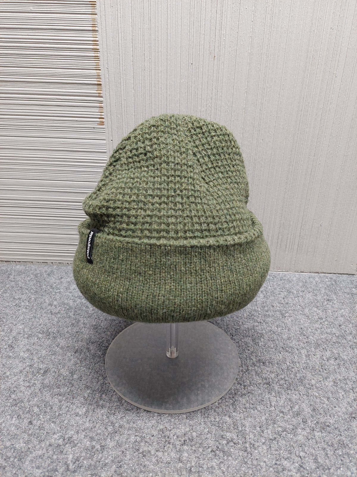 Patagonia Women Snowdrifter Beanie Green Logo Comfortable Worn Wear Outside