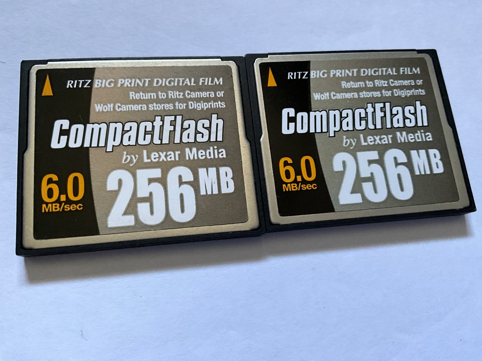 2pcs 256mb ritz  USALexar Compactflash  CF I  memory card CF Router, NIKON CANON