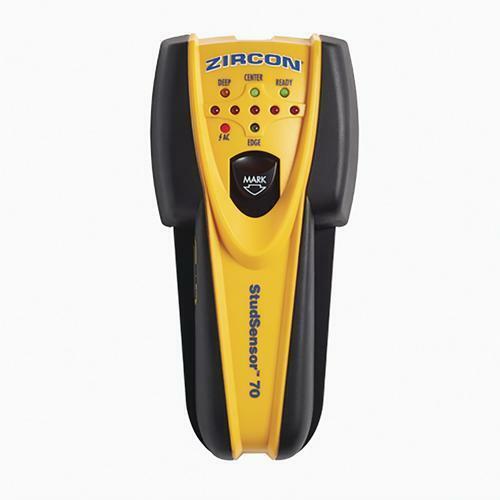 Zircon Studsensor 70 Center Finding Stud Finder Live AC Wire Warning & Marker