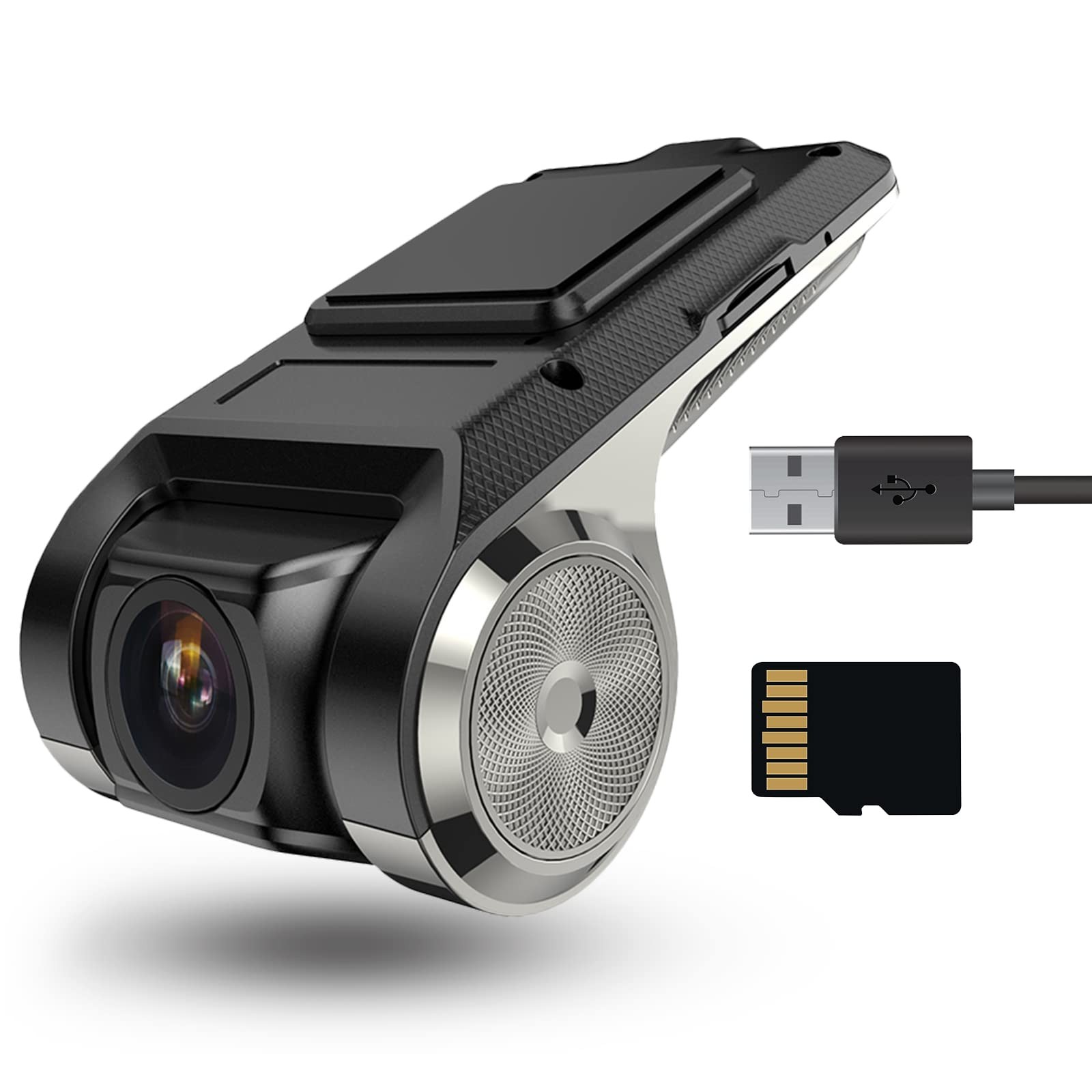 USB DVR On-Dash Camera - Loop Recording Dash Camera for Cars with 32GB SD Car...