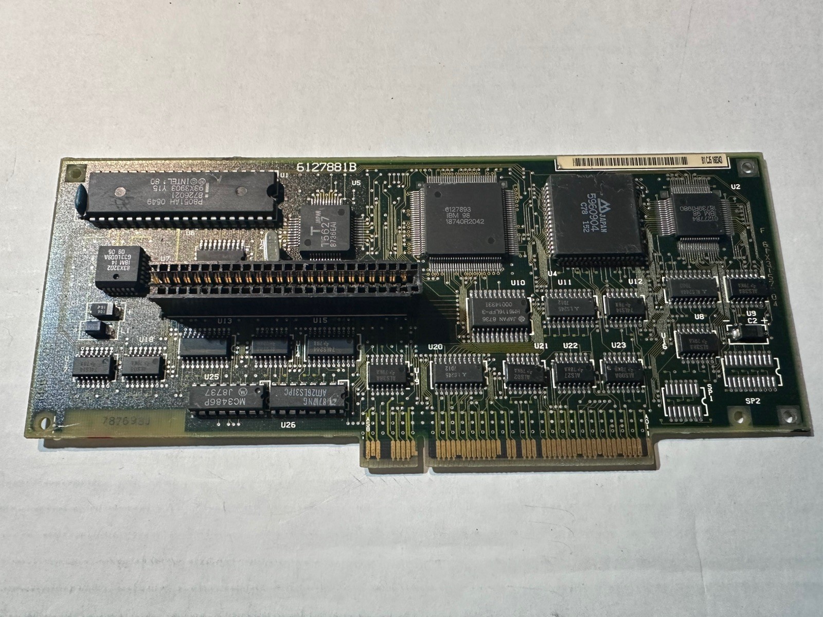 IBM 6127881B MFM Hard Disk Controller Card for IBM Model 8550 90X8642 (PARTS)