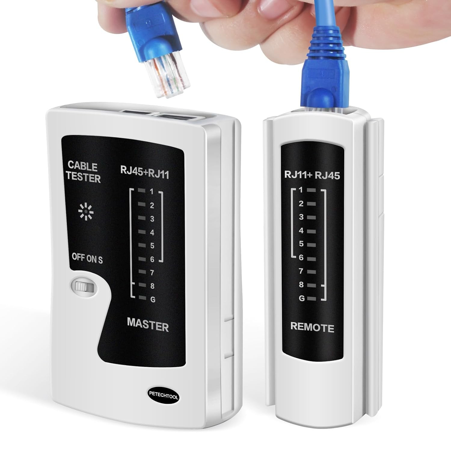 Network Ethernet Cable Tester for LAN RJ45 Cat5 Cat5e Cat6 Cat6a Cat7