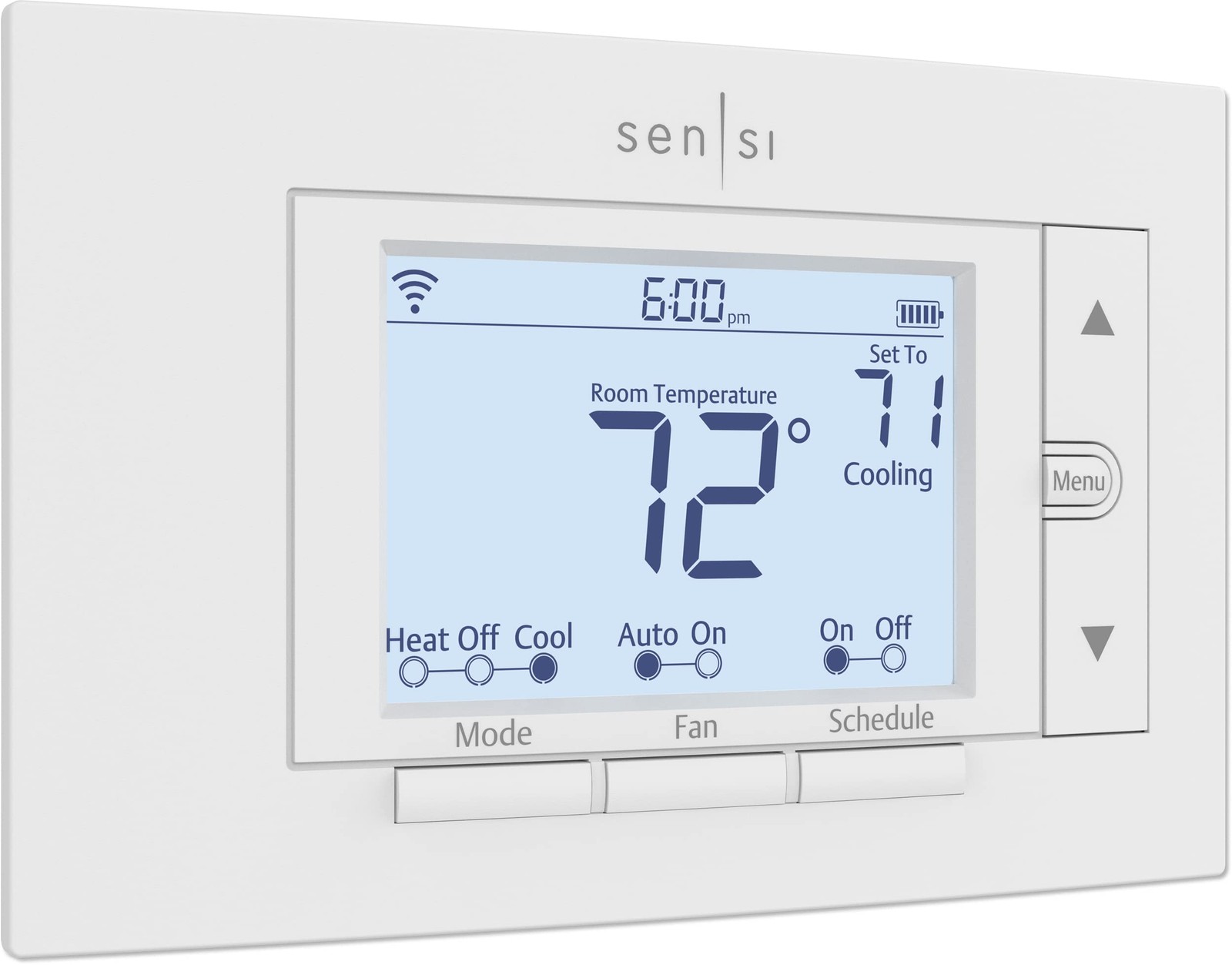 Sensi Smart Thermostat, with Wi-Fi, Integrated Security, Programable, App Compat